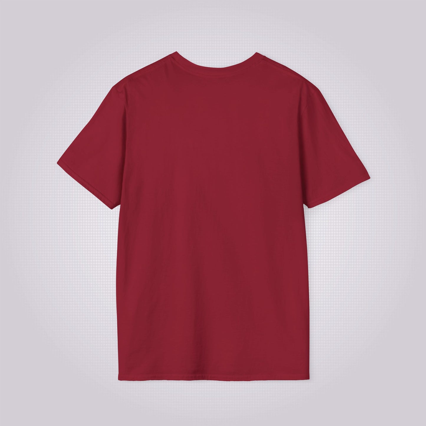 reverse of red t shirt