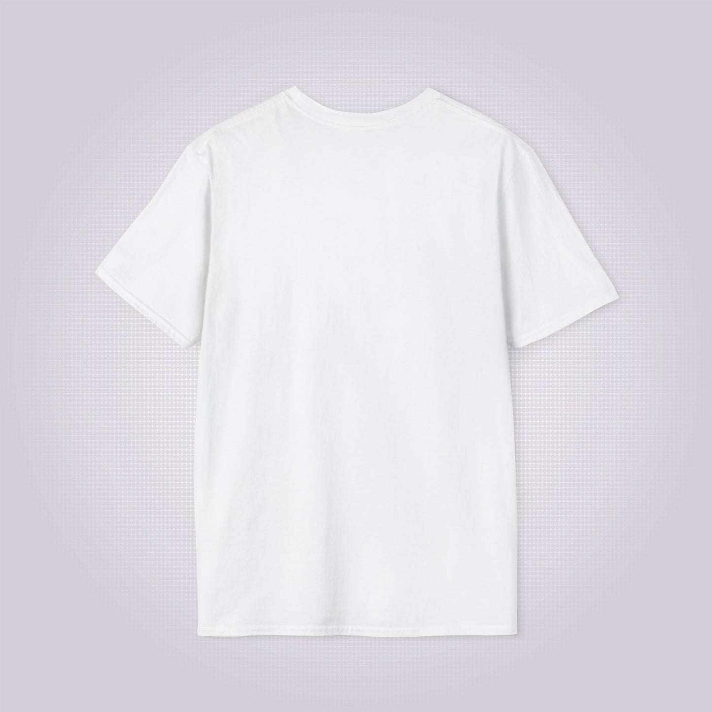 reverse shot of white t shirt